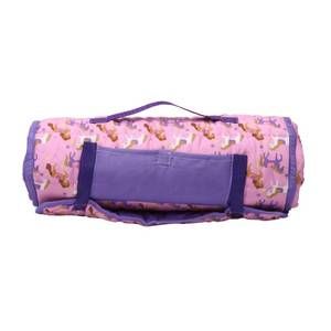 NEW JANE MARIE kid's horseplay nap mat in pink/purple multi